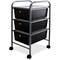 Advantus 3-Drawer Organizer, 27" Overall H, 15.5" Overall W, Metal AVT34006 - alternate 1